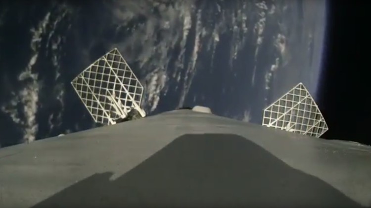 Video: Una cámara a bordo de un cohete SpaceX capta su aterrizaje