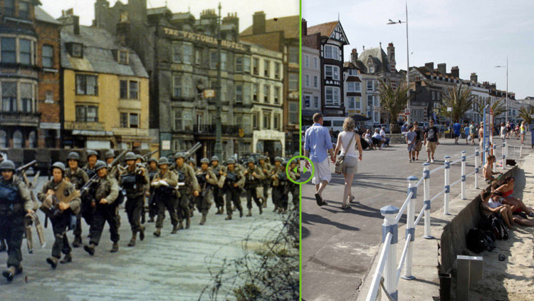 Fotos: El antes y el ahora de Normandía 70 años después del 'Día D'