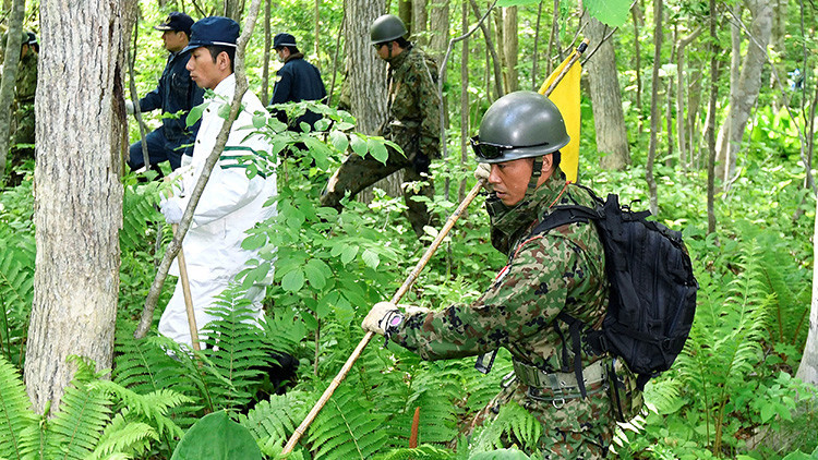 Hallan a un niño abandonado en un bosque habitado por osos en Japón