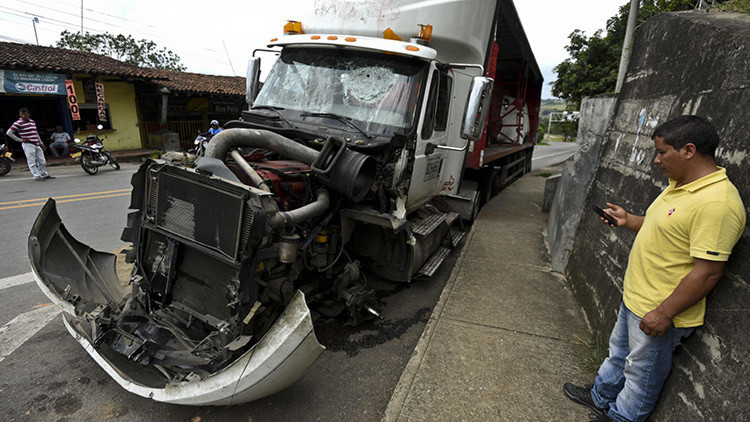 Protesta sí, represión no: los camioneros salen a las calles de Colombia