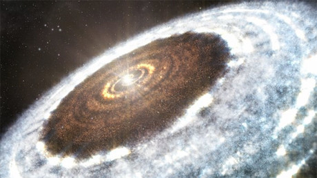 Captan por primera vez una imagen de nieve en el espacio