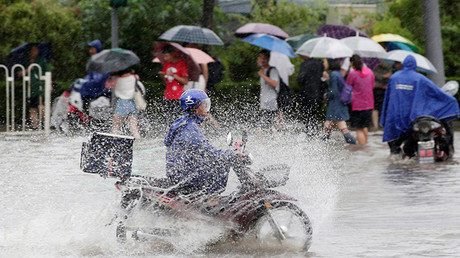 China: 13 muertos y numerosos heridos por las fuertes lluvias, y lo peor está por llegar (fotos)