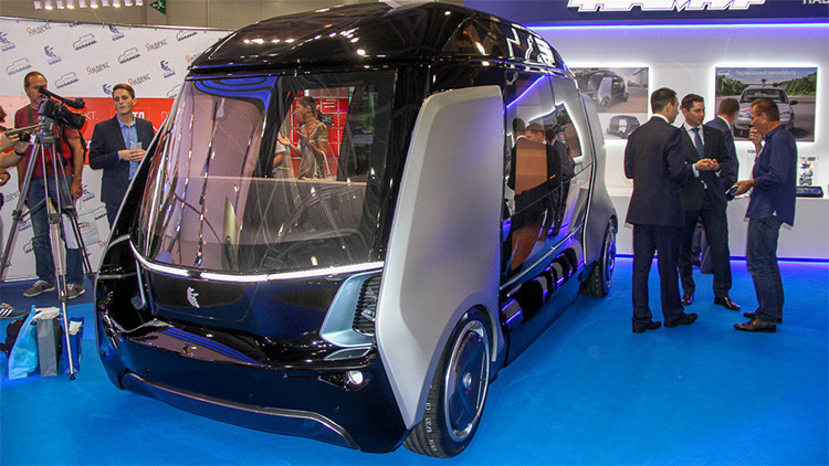 Los legendarios camiones rusos Kamaz evolucionan hacia nuevos autobuses no tripulados