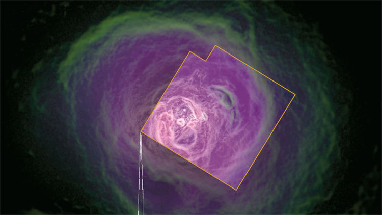Esto es lo último que 'vio' un satélite antes de desaparecer en el espacio