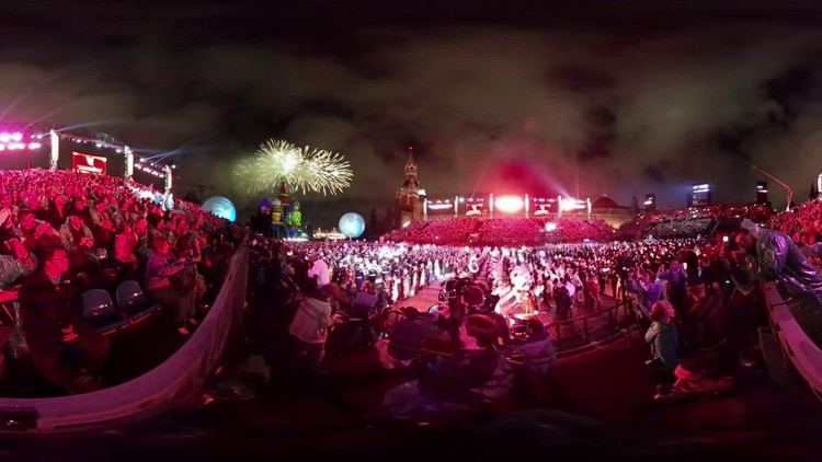 La Plaza Roja acoge una 'batalla' musical de orquestas militares (Video 360º)