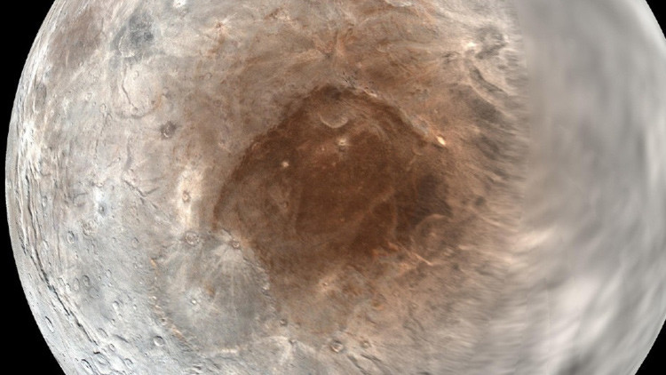 Los astrónomos resuelven el misterio de la nieve roja del 'Mordor' de Caronte