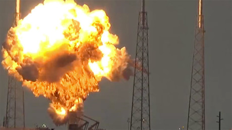 Publican un video del momento exacto de la explosión del cohete Falcon 9 de SpaceX