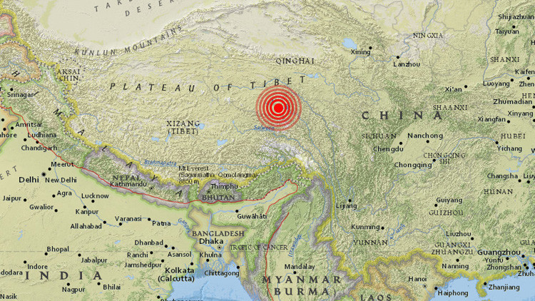 Un sismo de magnitud 6,4 sacude el Tíbet