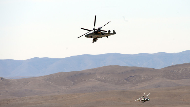 Moscú: Extremistas disparan contra un helicóptero ruso en Siria