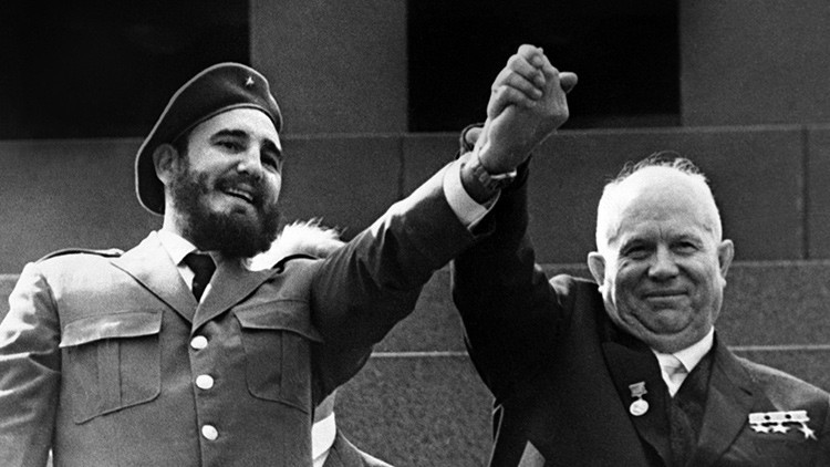 Resultado de imagen para fidel castro y el presidente de la urss