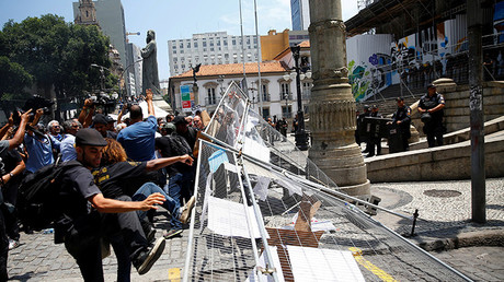 Se registran disturbios en Río de Janeiro por la posible aprobación de recortes