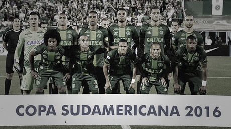 El equipo Chapecoense de Brasil, el 23 de noviembre de 2016