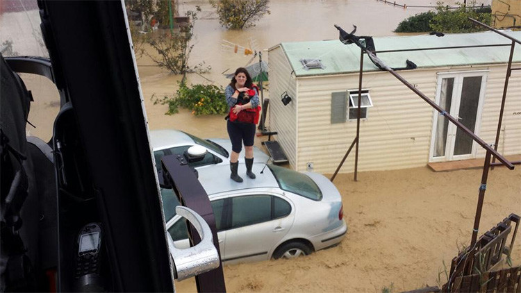 FOTOS: Decenas de animales amenazados por las inundaciones que azotan el sur de España
