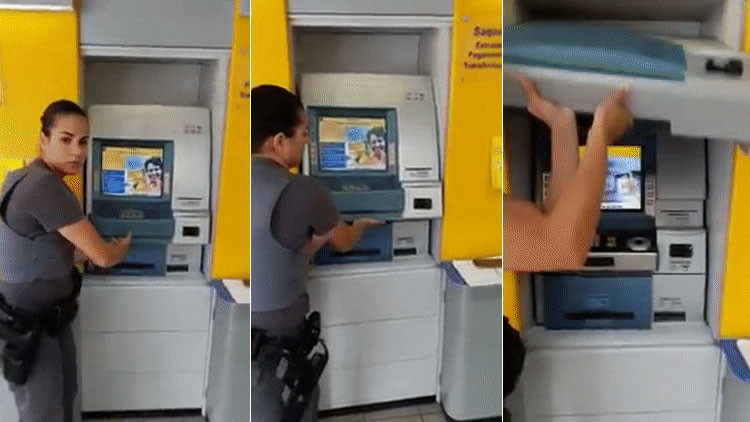 Video: 'Hackers' brasileños inventan una extraordinaria manera de robar en cajeros automáticos
