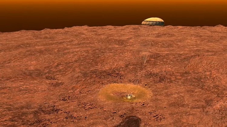 La NASA revela un video sobre el histórico aterrizaje en Titán