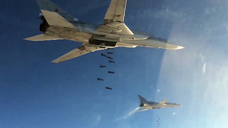 bombarderos rusos a estado islamico
