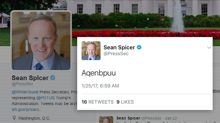 ¿Un mensaje a Putin o un código nuclear? La Red se burla de los 'tuits' raros del portavoz de Trump