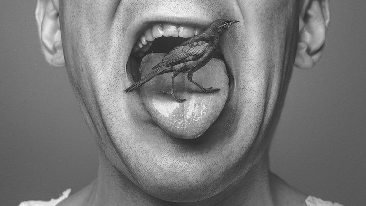 FOTO: Inmortalizan en dos dientes una conversación entre Putin y Trump