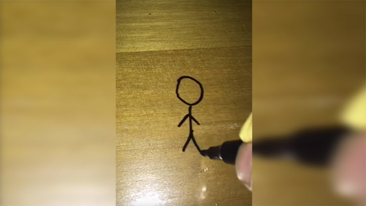 No son efectos especiales: así es como cobra vida este garabato (VIDEO)