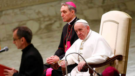 El papa Francisco durante una audiencia general en el Vaticano, 25 de enero de 2017