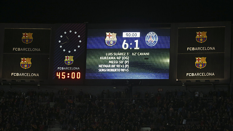 ¿Una locura?: Crean una petición para que se repita el partido entre el Barcelona y el PSG