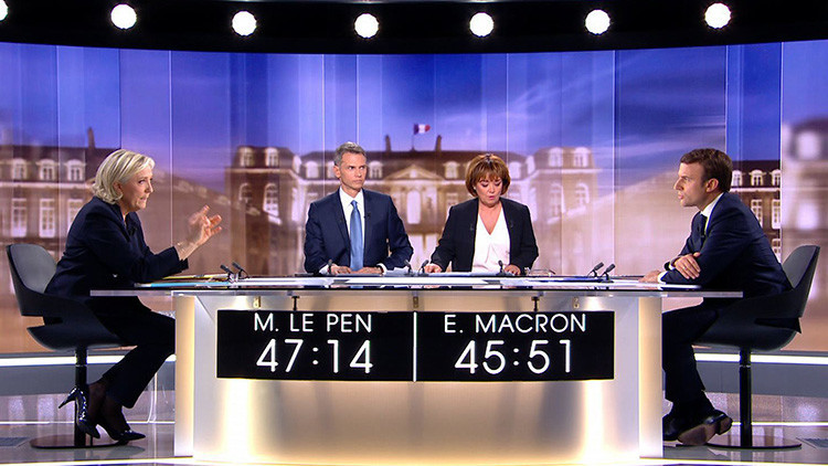 "Usted dice muchas tonterías": el debate de Macron y Le Pen fue tan agresivo como insubstancial
