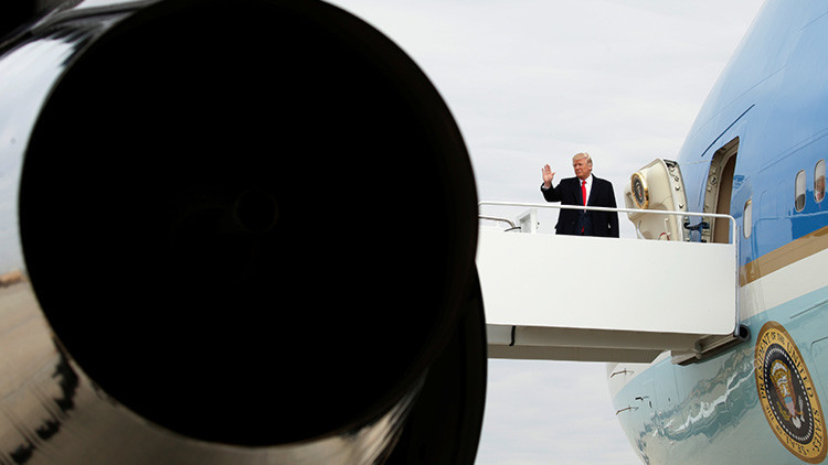 El Air Force One podría haber sufrido un incendio en pleno vuelo