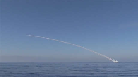 Lanzamiento de misiles rusos contra el Estado Islámico en Palmira