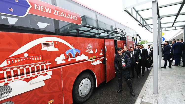 Los 'All Whites' ya están en San Petersburgo