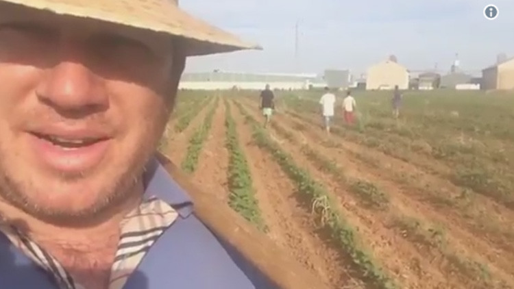 VIDEO: Un agricultor español cree tener la solución para "el problema de los moros y las bombas"
