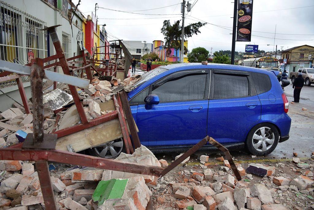 El caos provocado por el fuerte terremoto de Guatemala y México, en