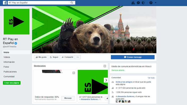 ¡RT Play en Español suma un millón de 'Me gusta' de sus seguidores!