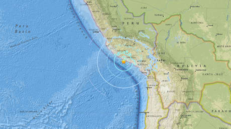 Un fuerte sismo sacude las costas del sur de Perú