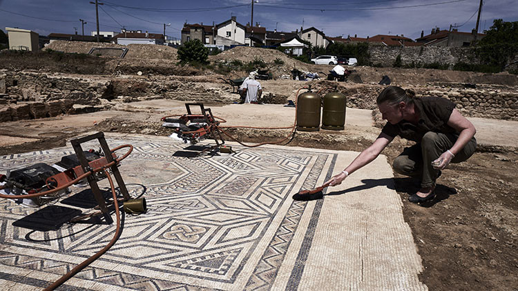 Descubren en Francia una 'pequeña Pompeya' (FOTOS)