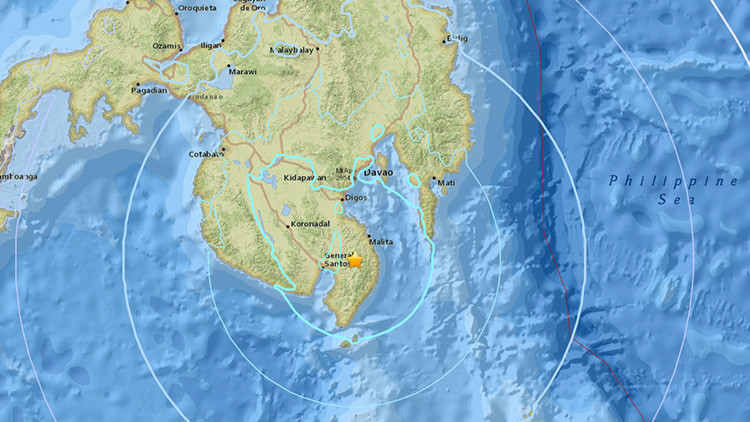 Un terremoto de magnitud 5,8 sacude Filipinas