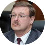 presidente del Comité de Exteriores de la Cámara Alta de la Asamblea Federal, Konstantín Kosachov