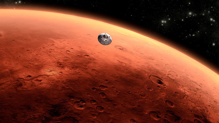 Voluntarios de la NASA encuentran 'arañas' marcianas