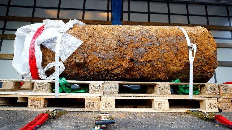 Unos 60.000 evacuados en Alemania por una gigantesca bomba de la Segunda Guerra Mundial (Fotos)