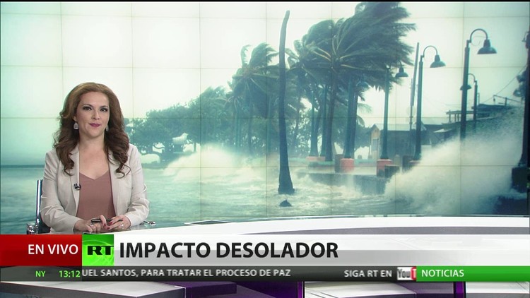 El huracán Irma sigue su paso devastador por el Caribe RT
