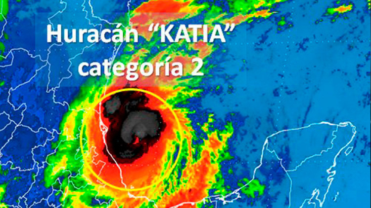 El huracán Katia se fortalece hasta la categoría 2 - RT