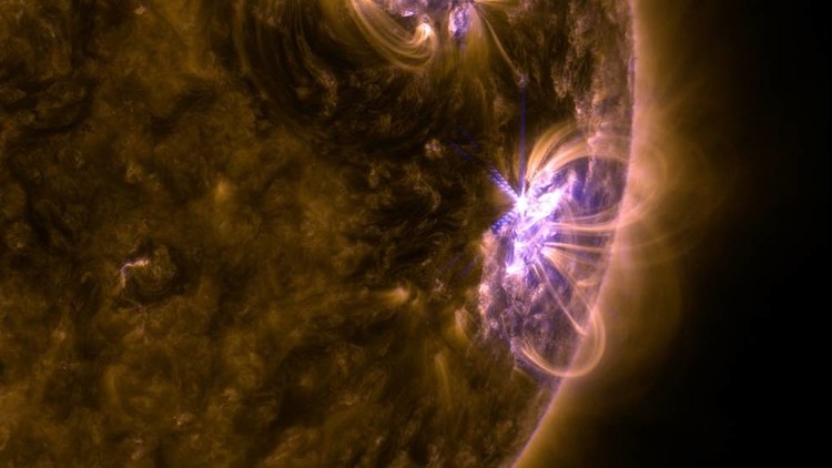 La tormenta magnética causada por la última llamarada solar, a punto de llegar a la Tierra