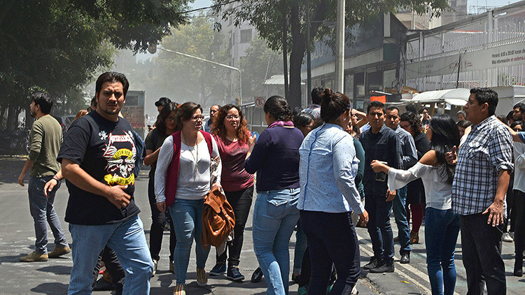PRIMERAS IMÁGENES: Así fue el terremoto de magnitud 7,1 que sacudió México