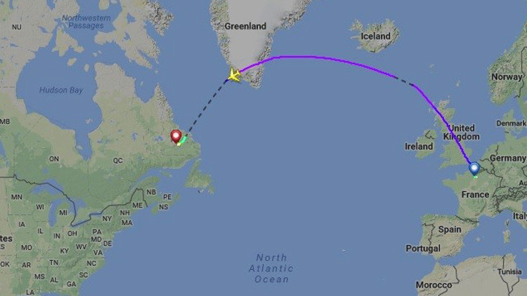 Un avión de Air France aterriza de emergencia en Canadá con un motor estropeado (VIDEO, FOTOS)