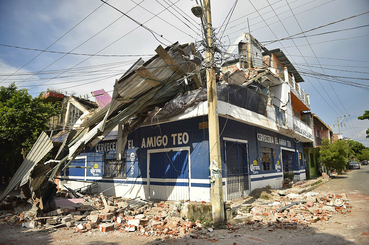 Impactantes Imágenes De Los Efectos Del Fortísimo Terremoto En México 