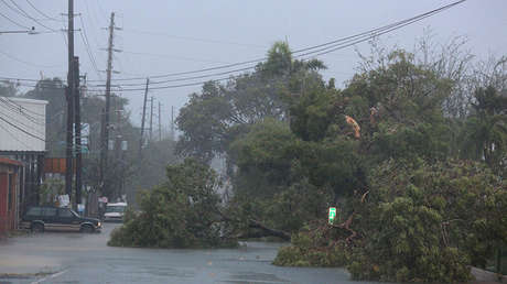 Efectos del huracán Irma en Fajardo, Puerto Rico, el 6 de septiembre de 2017