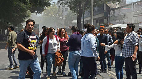 PRIMERAS IMÁGENES: Así fue el terremoto de magnitud 7,1 que sacudió México