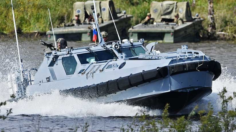 Veloz y sigilosa: Rusia presenta una nueva lancha de desembarco blindada (VIDEO)