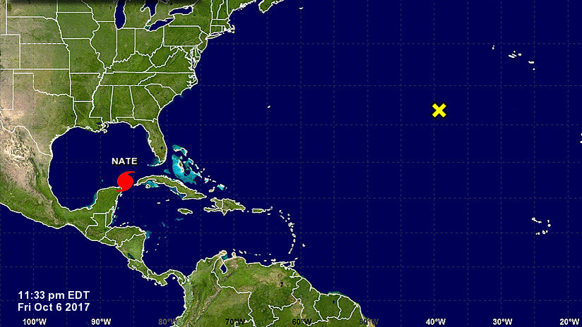 La tormenta Nate se convierte en huracán