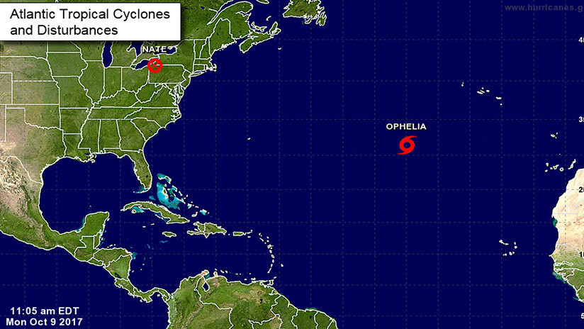 Ophelia: La nueva tormenta tropical del Atlántico que podría transformarse en un huracán