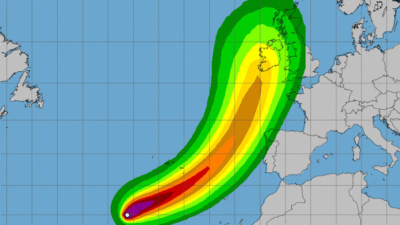 La tormenta tropical Ophelia se convierte en huracán y amenaza Portugal
